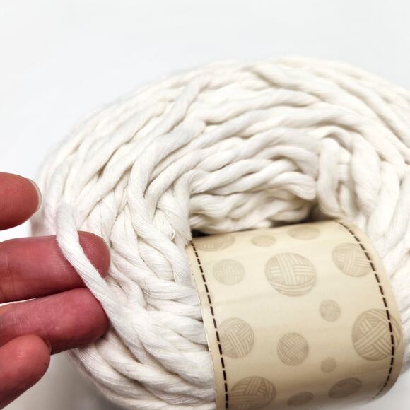 15 Balls Macrame Cotton Cord 7 mm Crochet Knitting Yarn Baskets Wall Decor - Picture 3 of 3